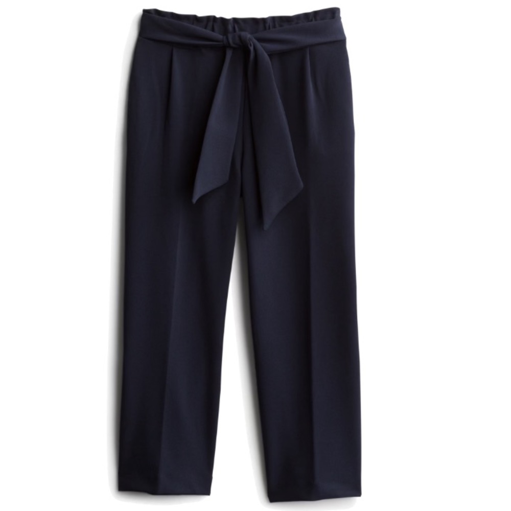 Boom Boom Jeans, Ari Belted Crepe Wide Leg Capri Pant, size L, from Stitch Fix
